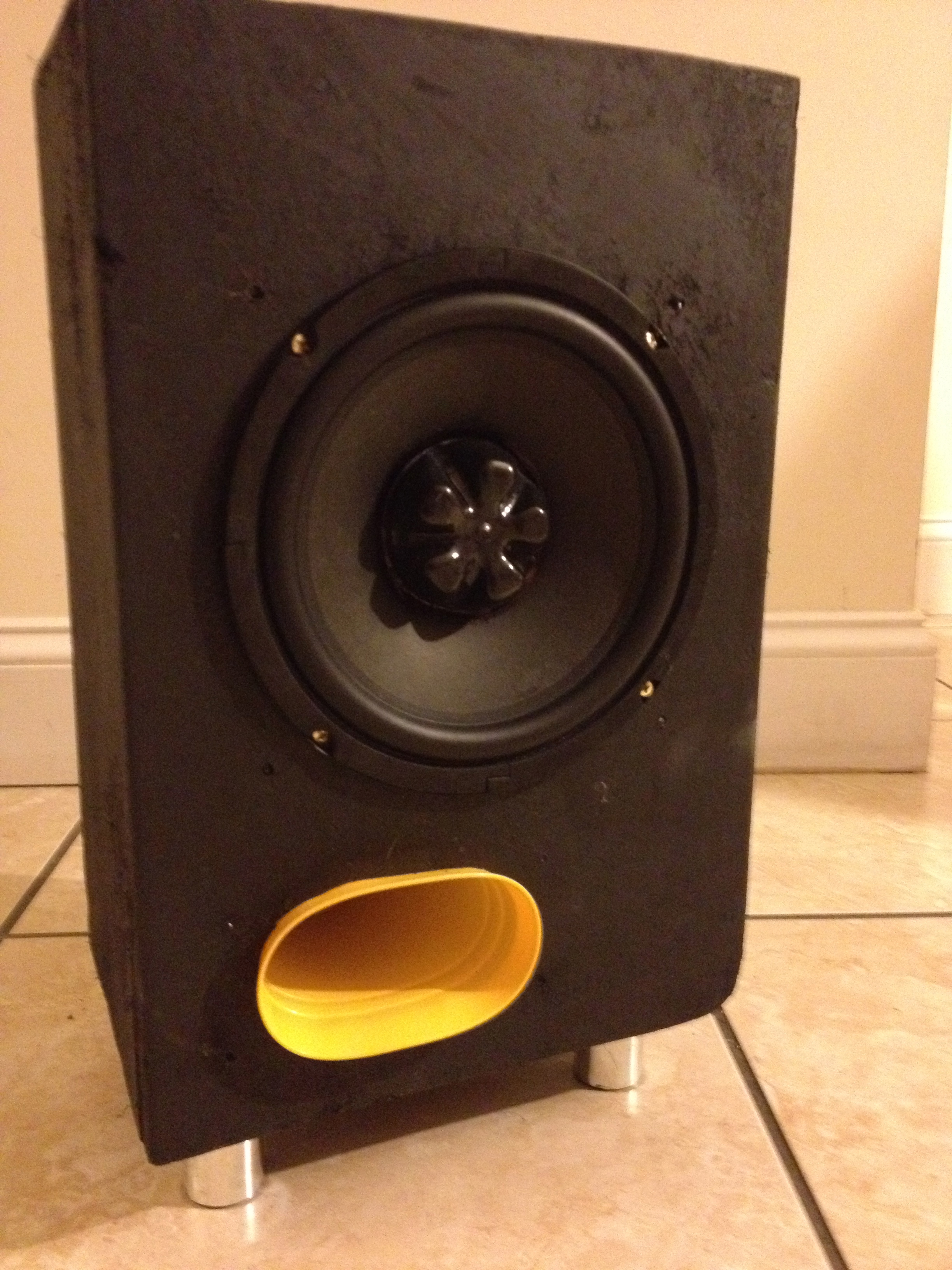 DIY passive speaker woofer from Broken, reused & unwanted parts