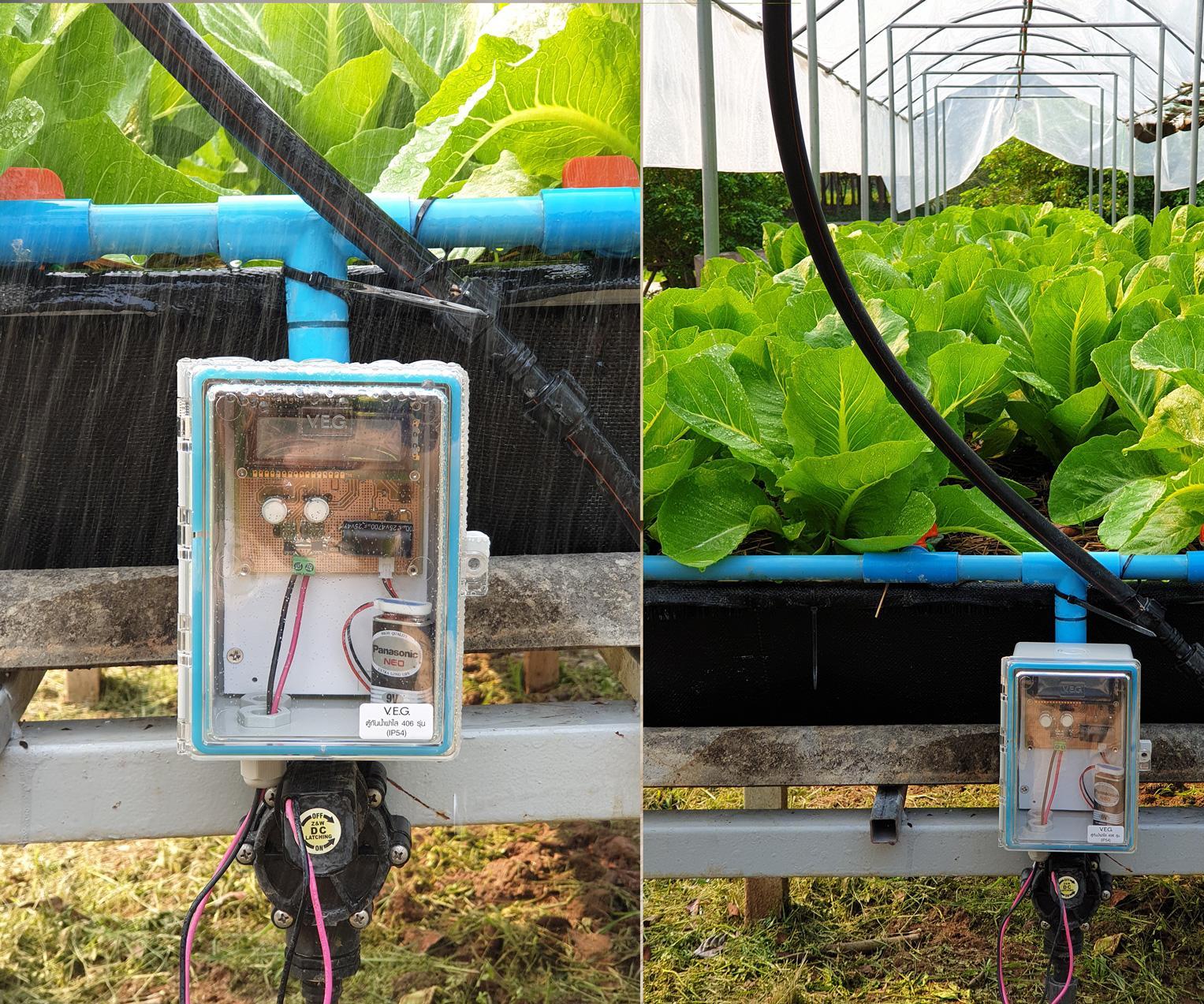 In Field Battery Operate Latching Valve Water Irrigation Timer Controller With DIY PCB