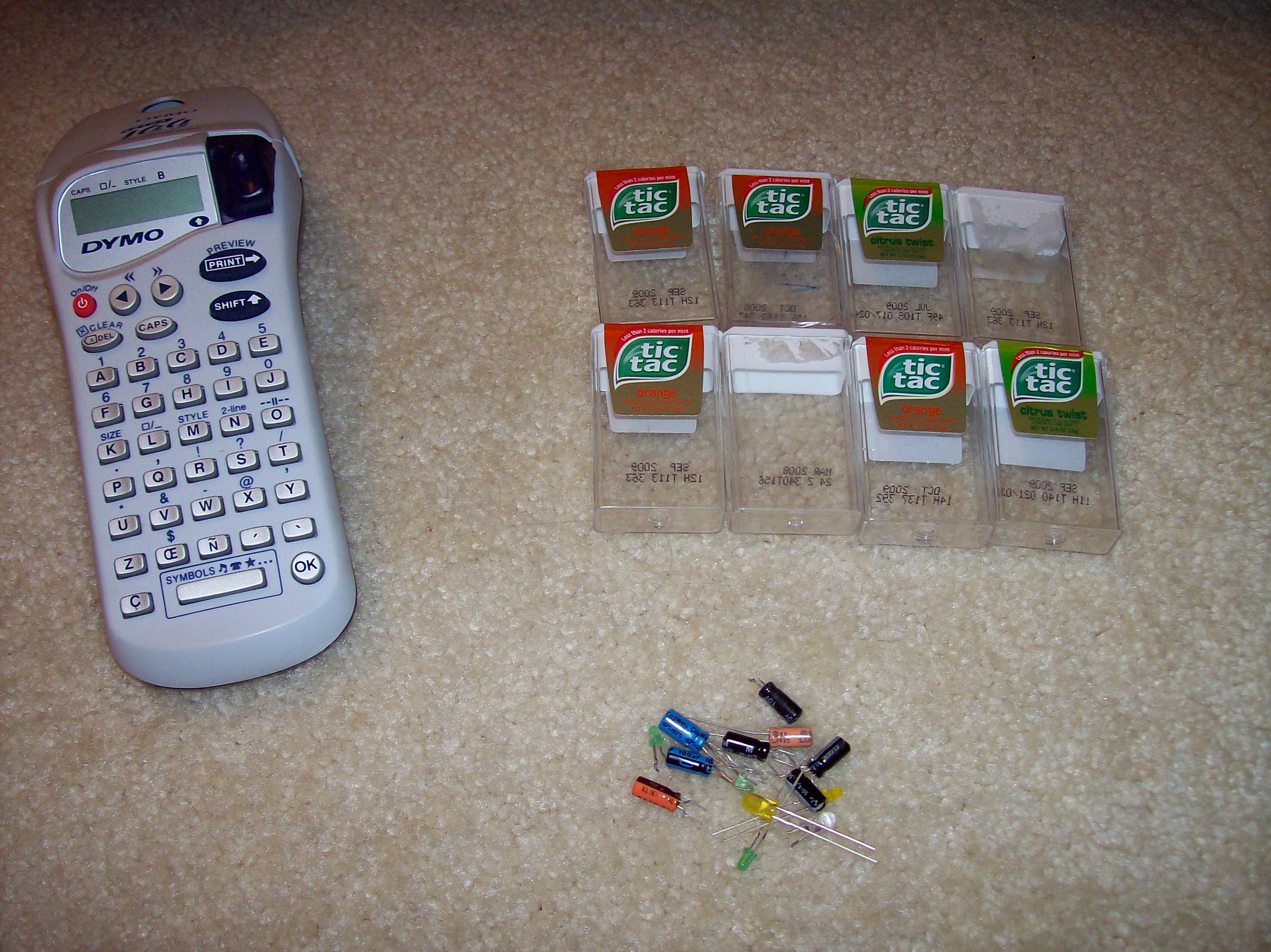 Electronic Componet Storage Idea