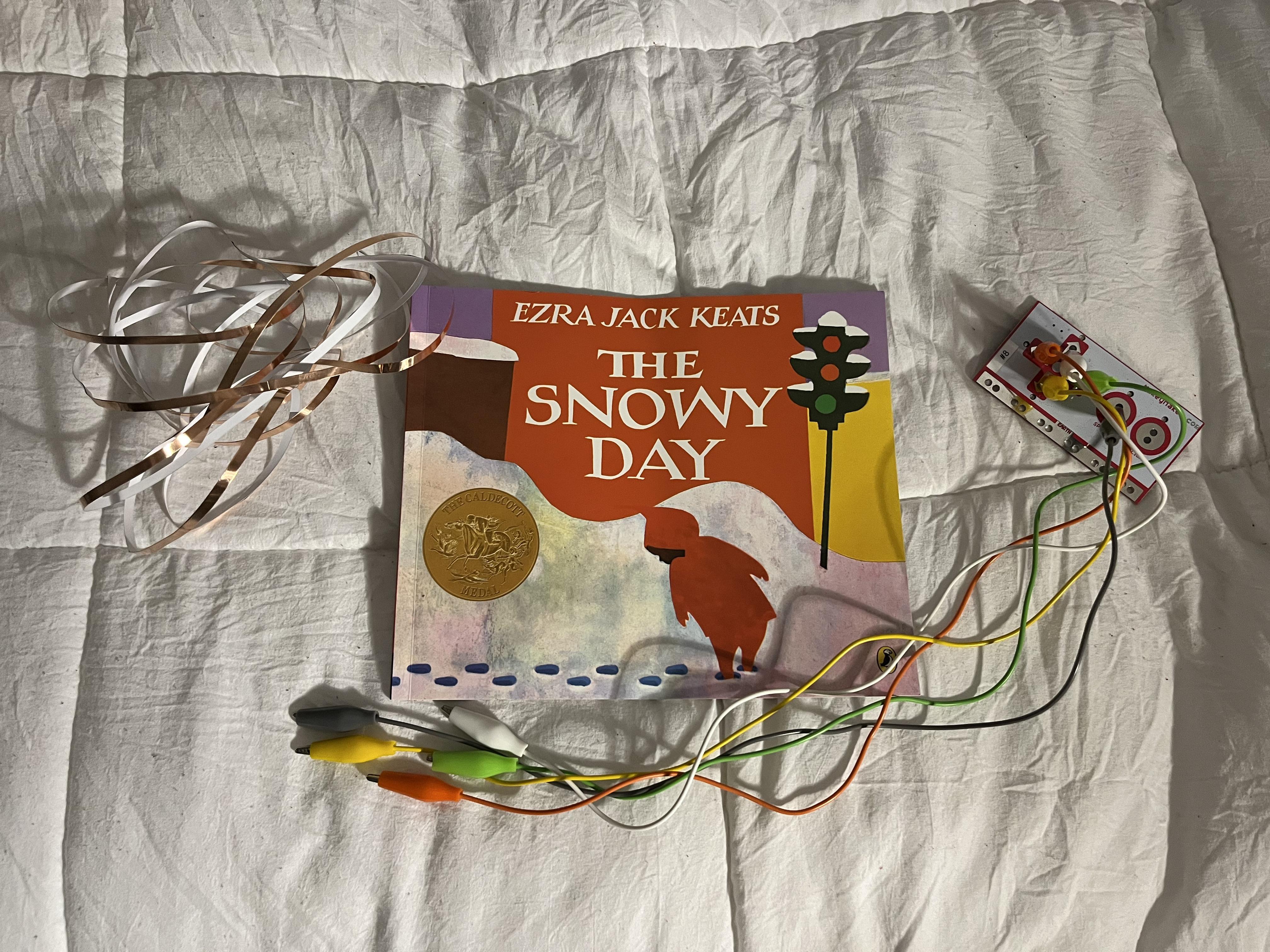 Visual Representation of the Snowy Day by Ezra Jack Keats With Makey Makey