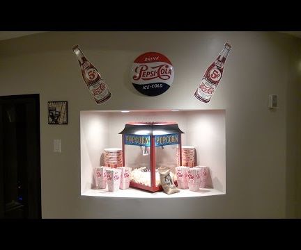 How to Make a Home Theater Popcorn Station!