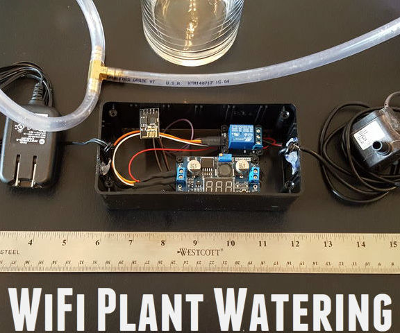 WiFi Plant Watering ESP8266