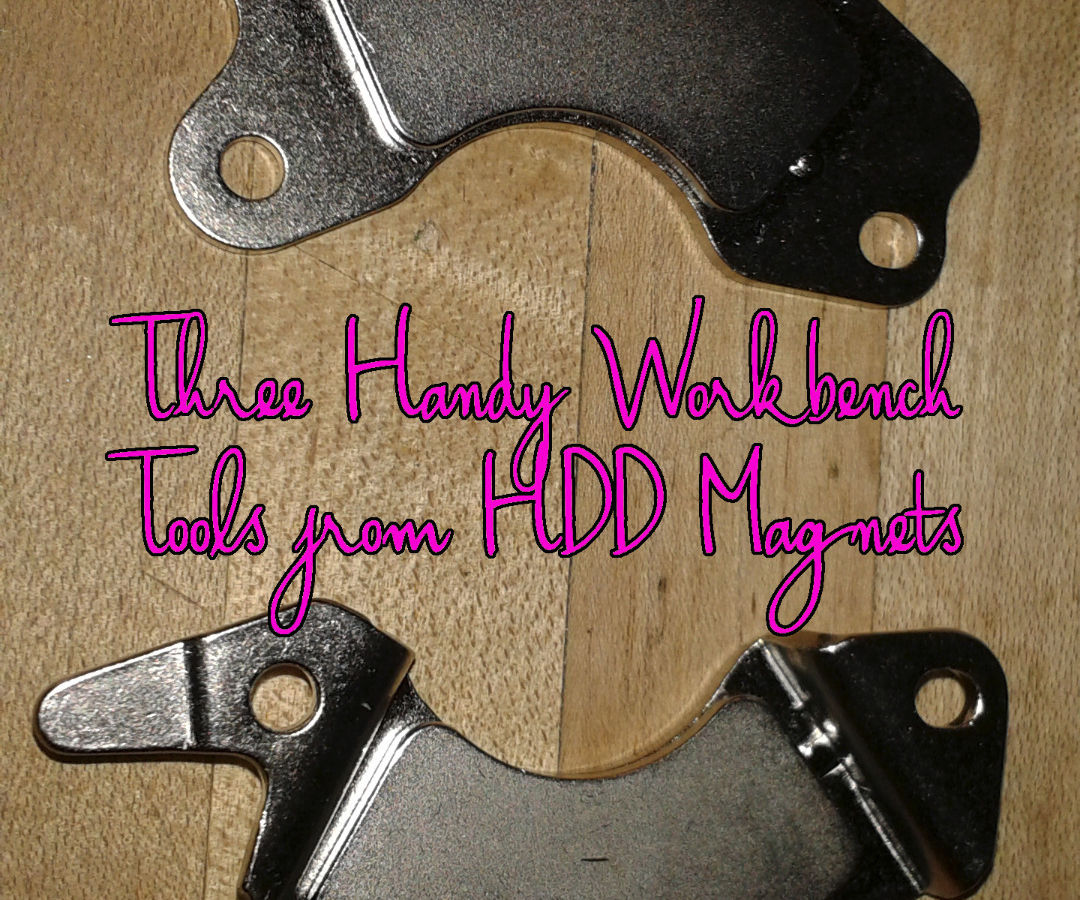 Three Handy Workbench Tools from HDD Magnets