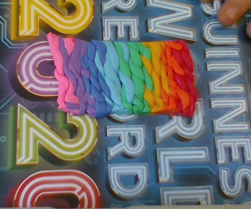 Rainbow Weave Polymer Clay