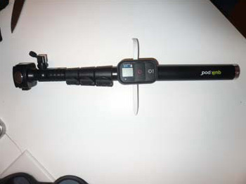 Make your own GoPro Remote Holder for Quik Pod Pole