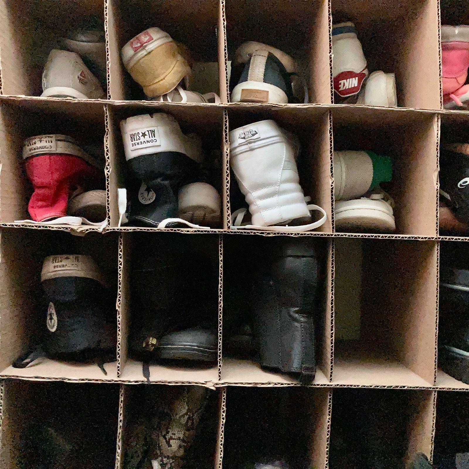 Cardboard Shoe Rack