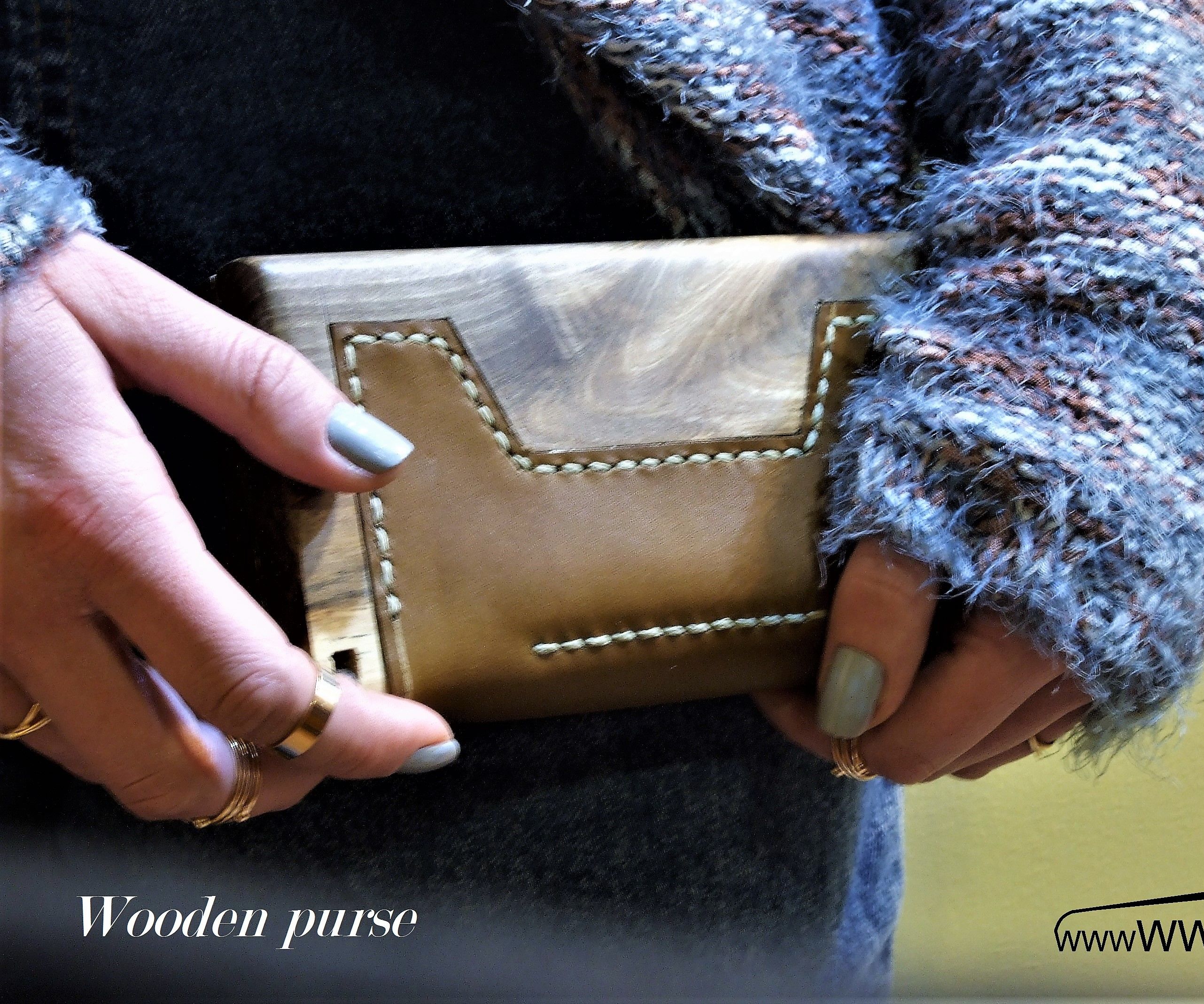 Wooden Purse
