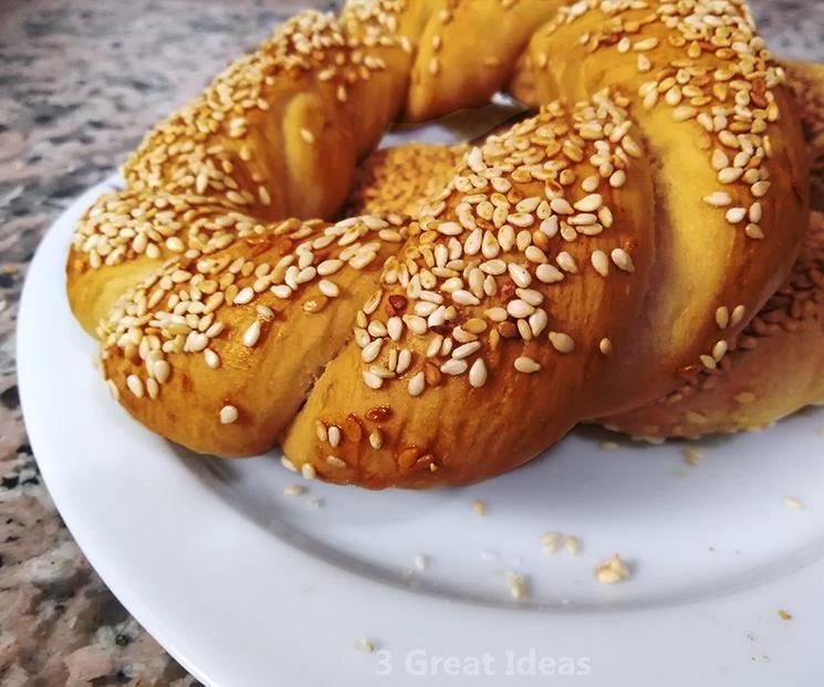 Delicious Turkish Simit - Bagel, Real Recipe