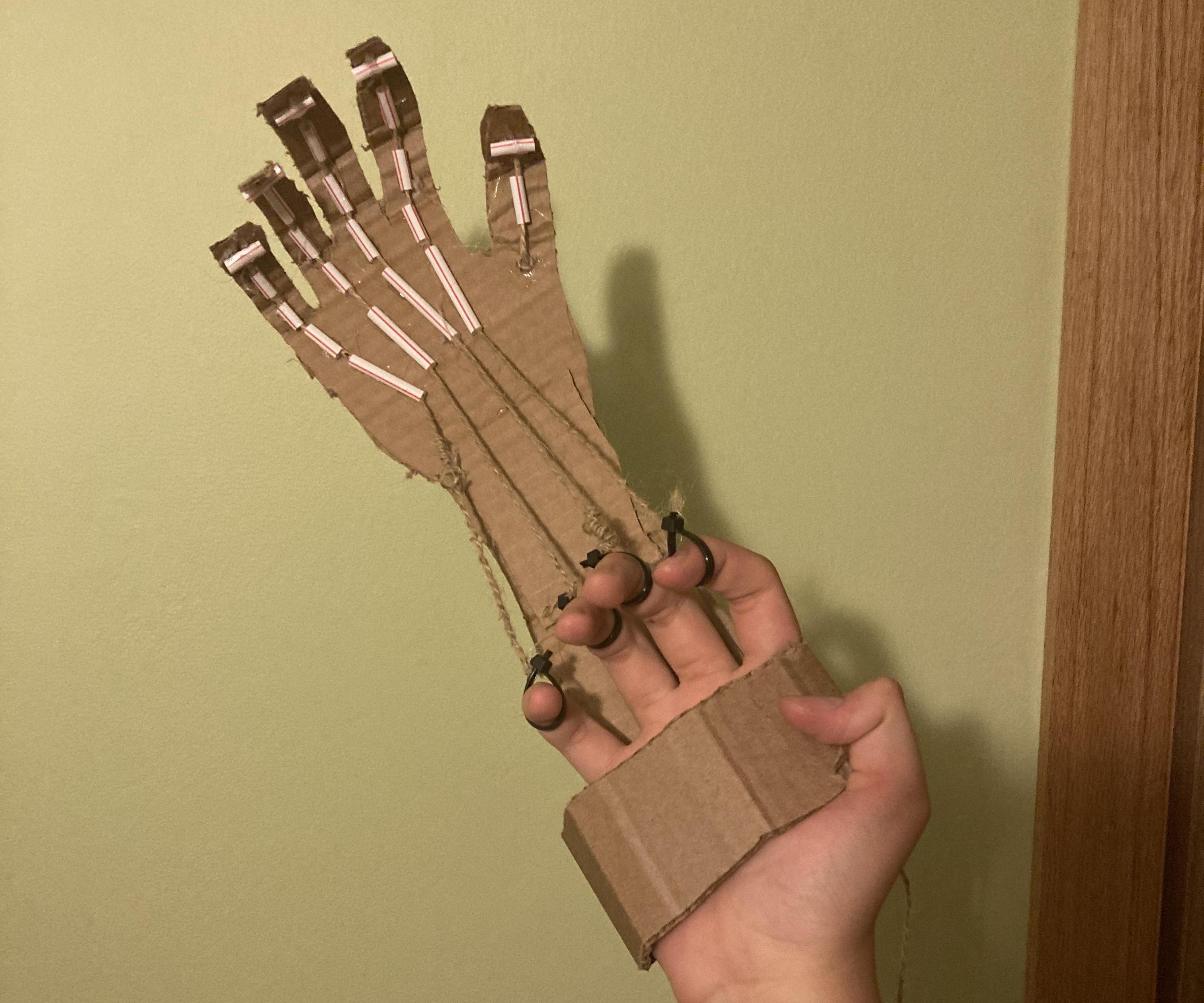 A DIY Cardboard Robot Hand