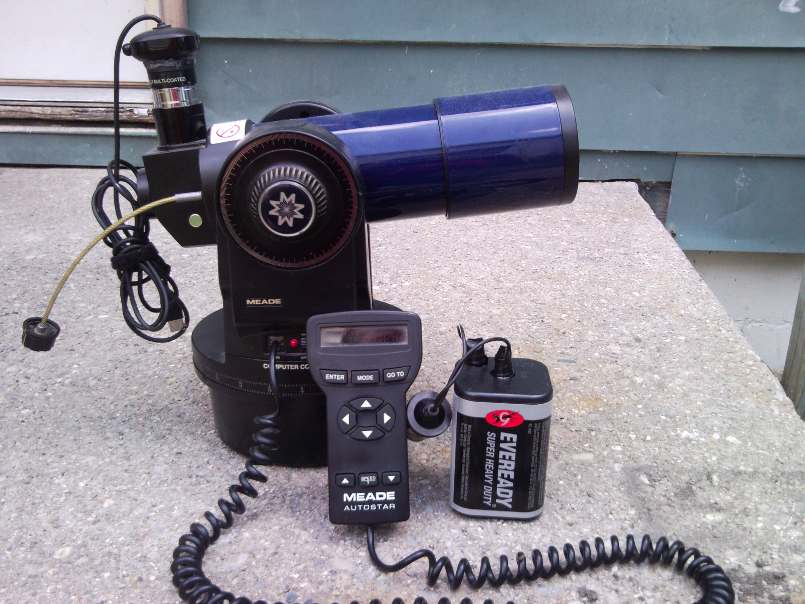 Webcammed  Mead EXT-60 Telescope