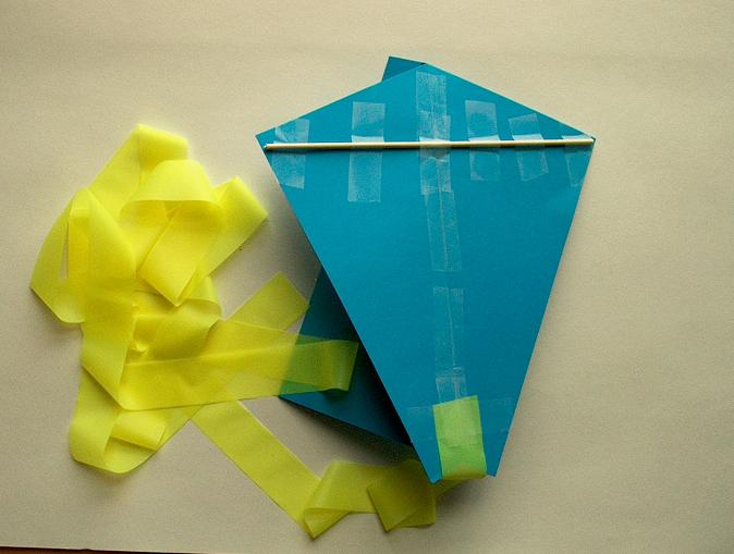 Easy Paper Kite for Kids