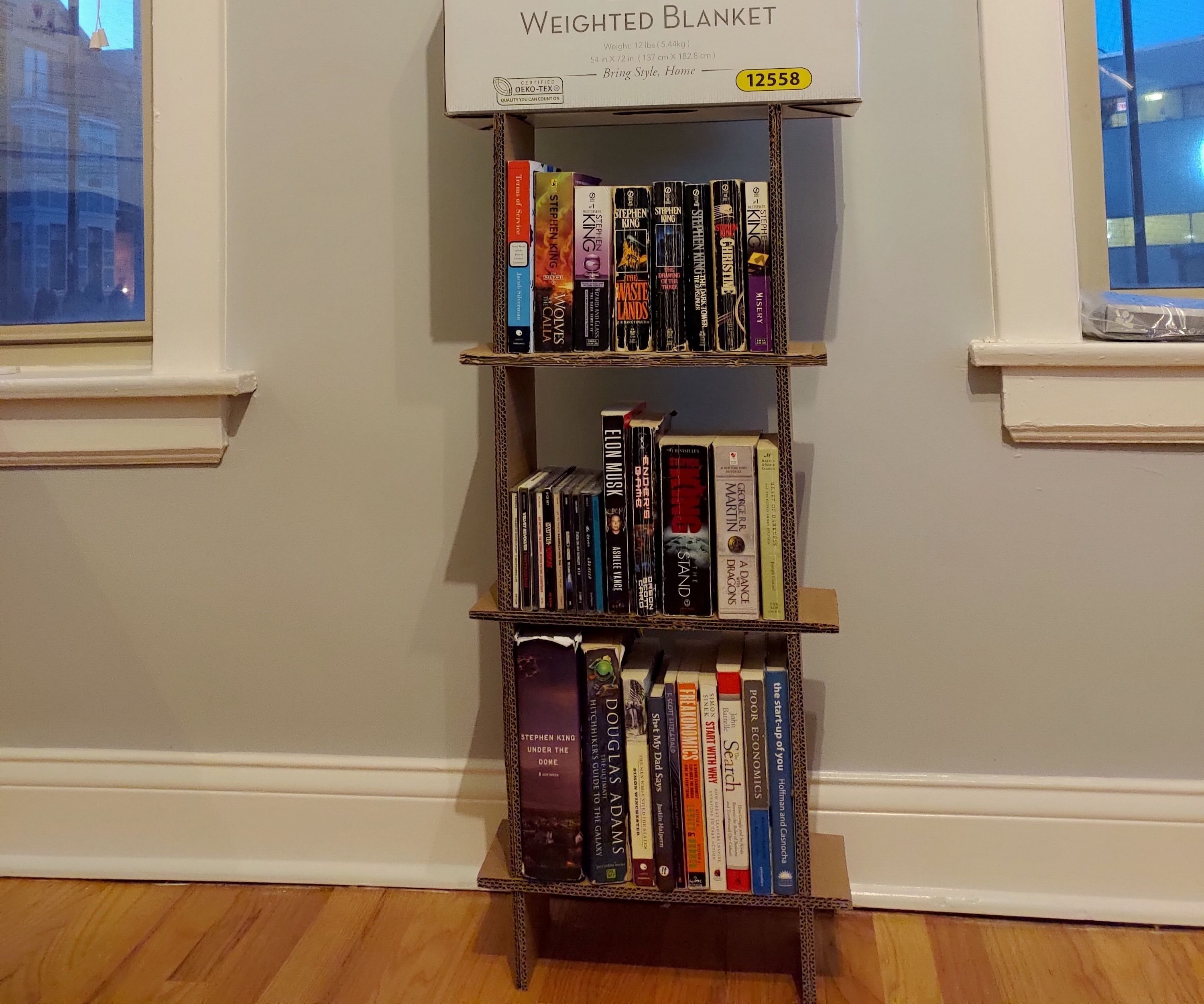 Super-Sturdy Cardboard Shelving