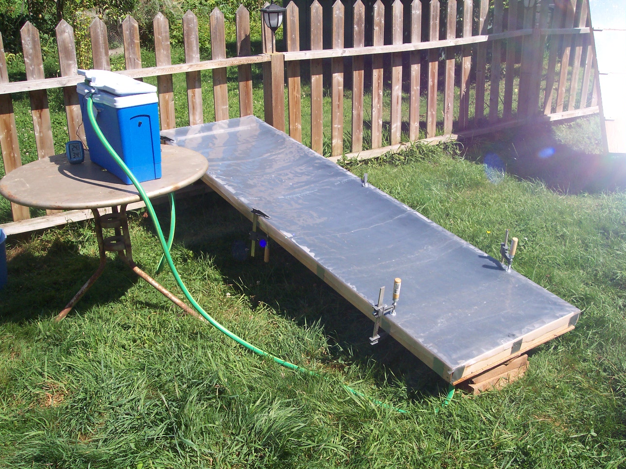Build Your Own Flat Panel Solar Thermal Collector
