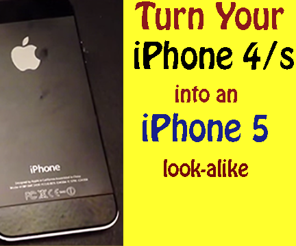 Evolution: Turn a iPhone 4/s to a 5 look-alike!