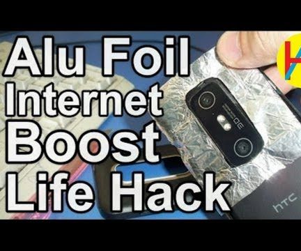 Alu Foil Boost Your Smartphone Internet Speed by 100%