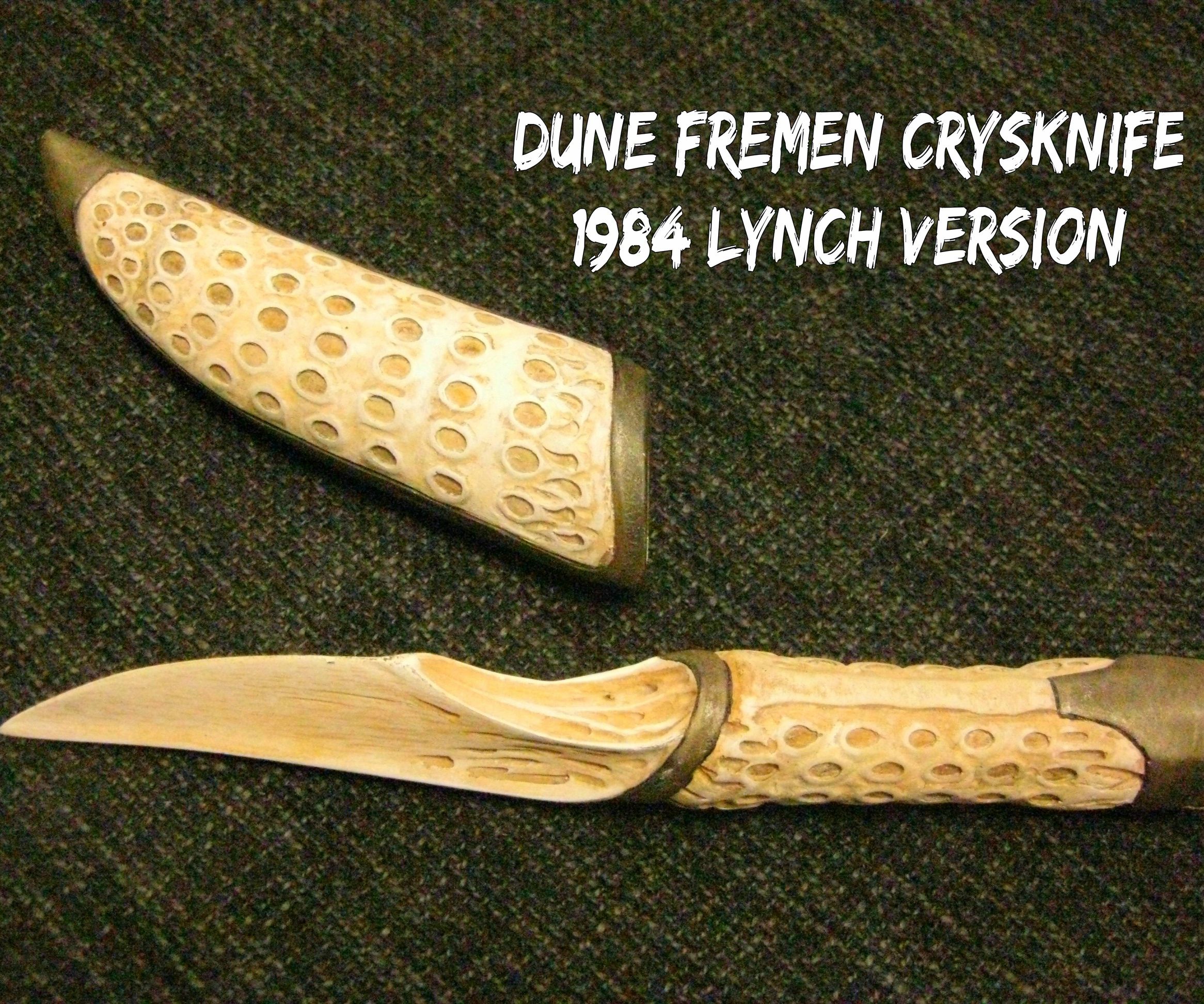 Lynch's Dune Fremen Crysknife and Sheath