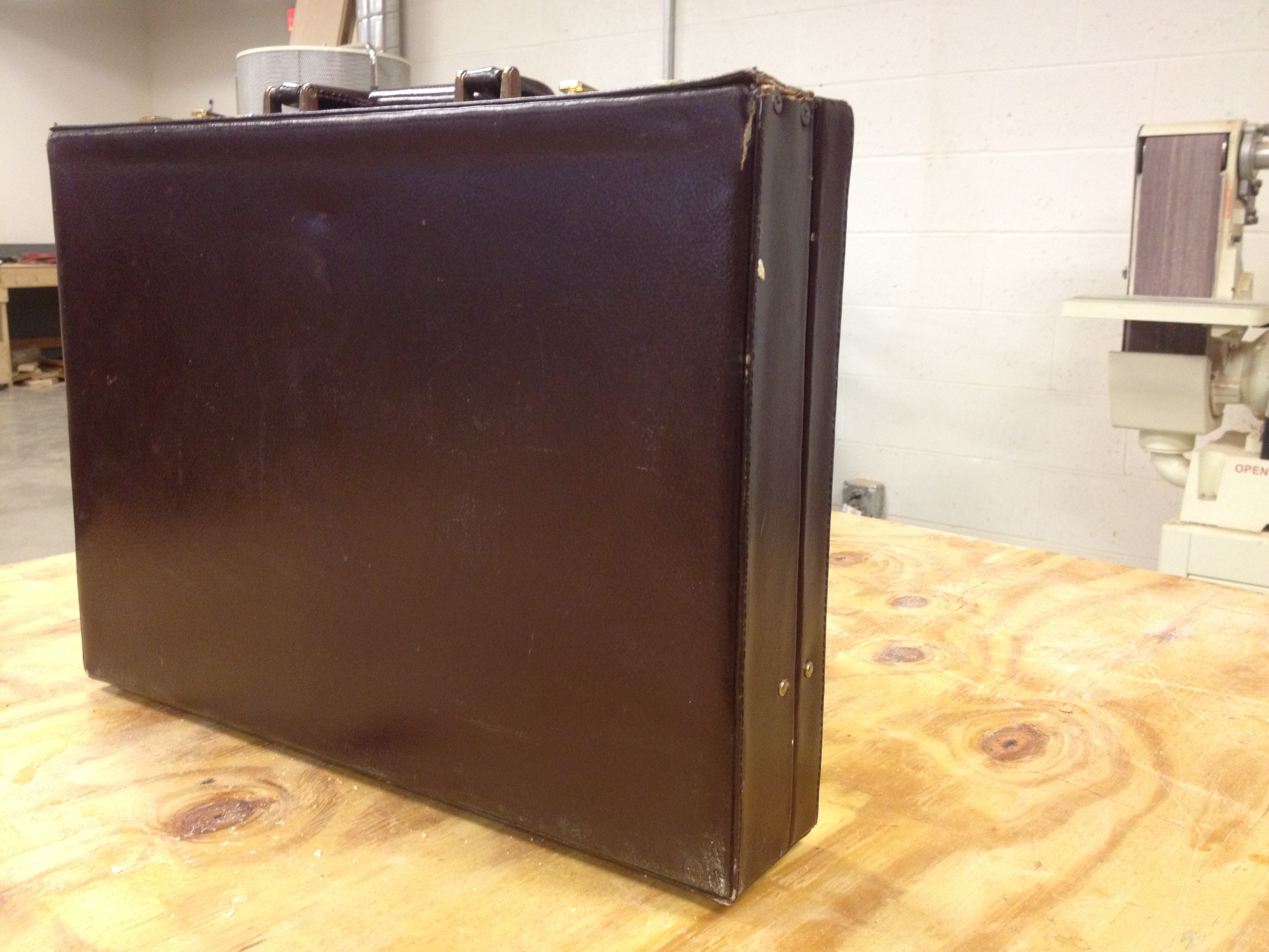 Repurpose an old briefcase, install a computer, use to keep hard drives cool.