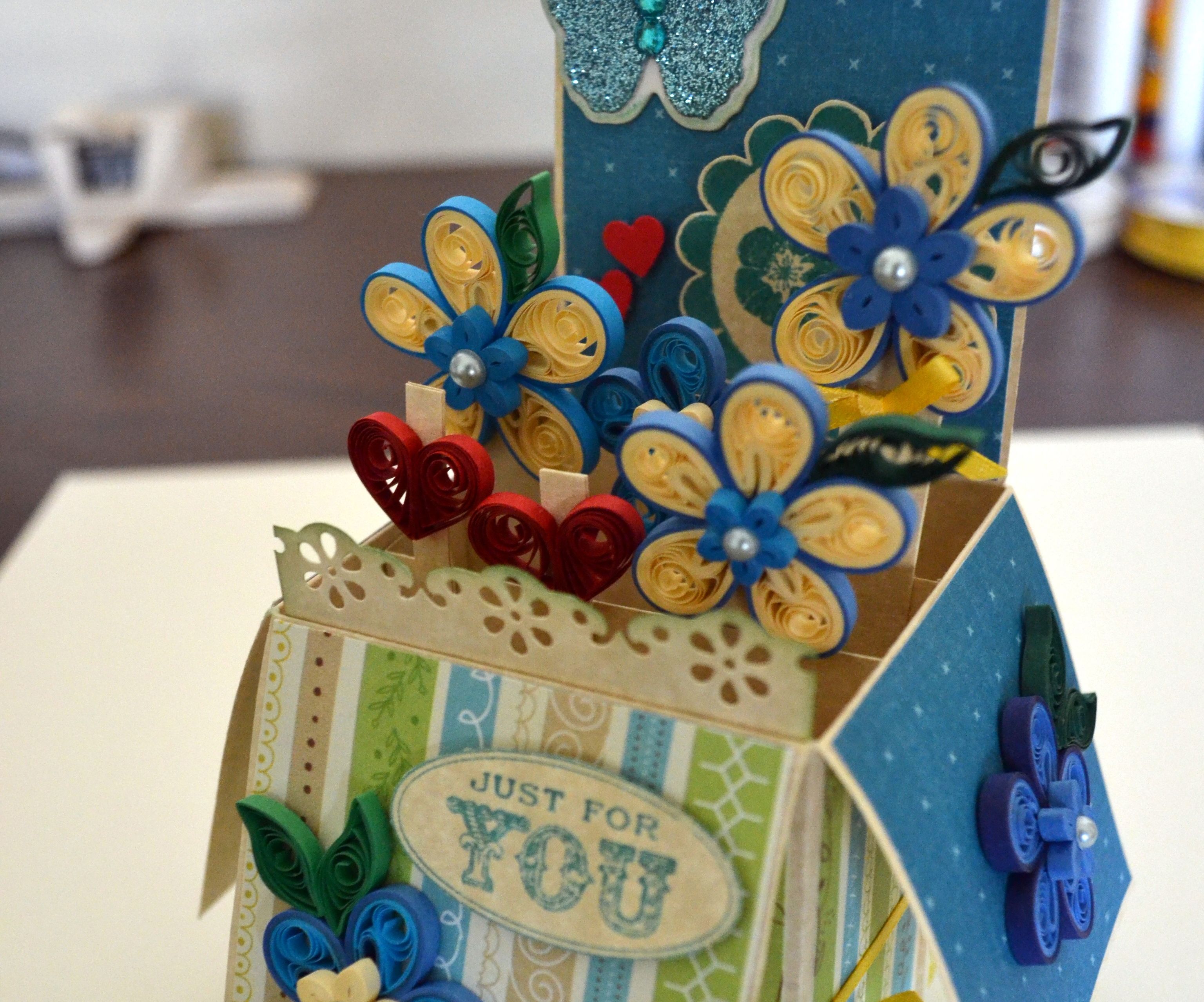 Quilling Pop Up Card