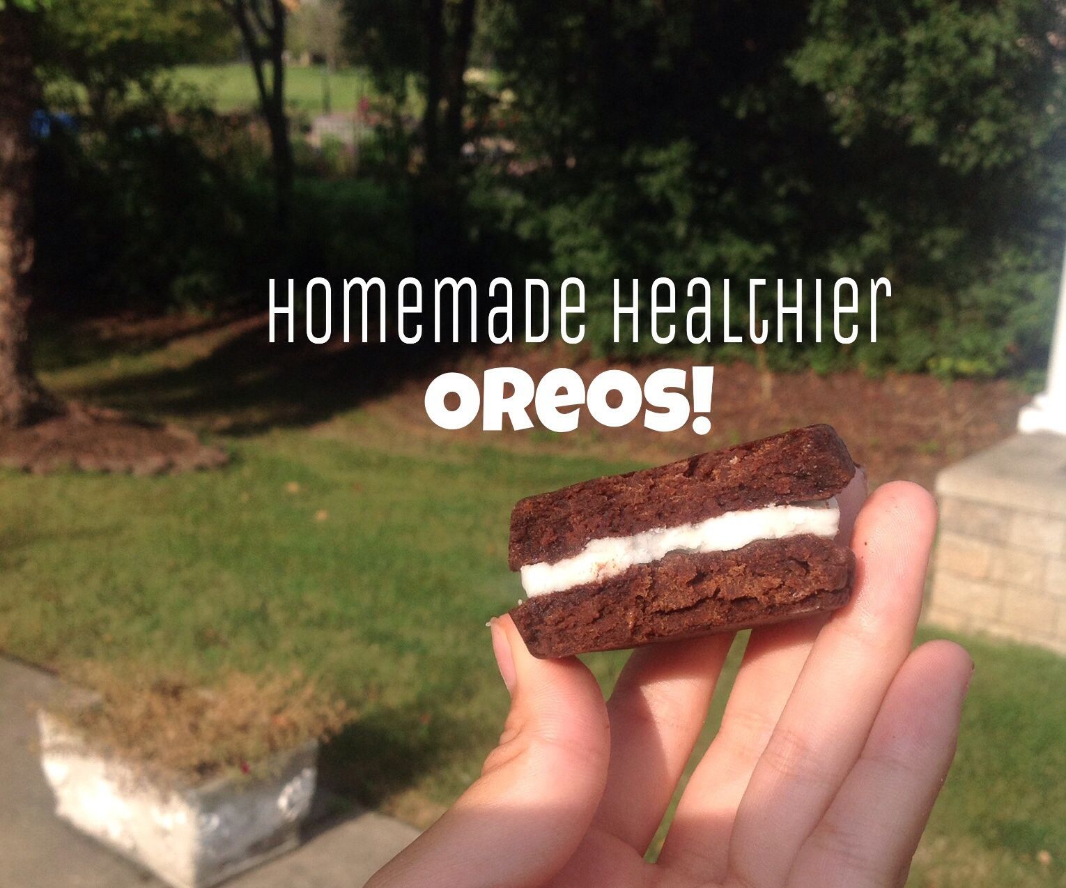 Healthier Homemade Oreos