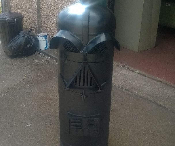 Darth Vader Log Burner