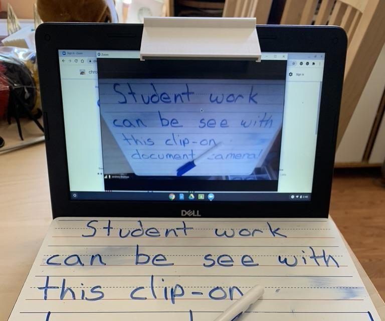$3 Clip on Document Camera