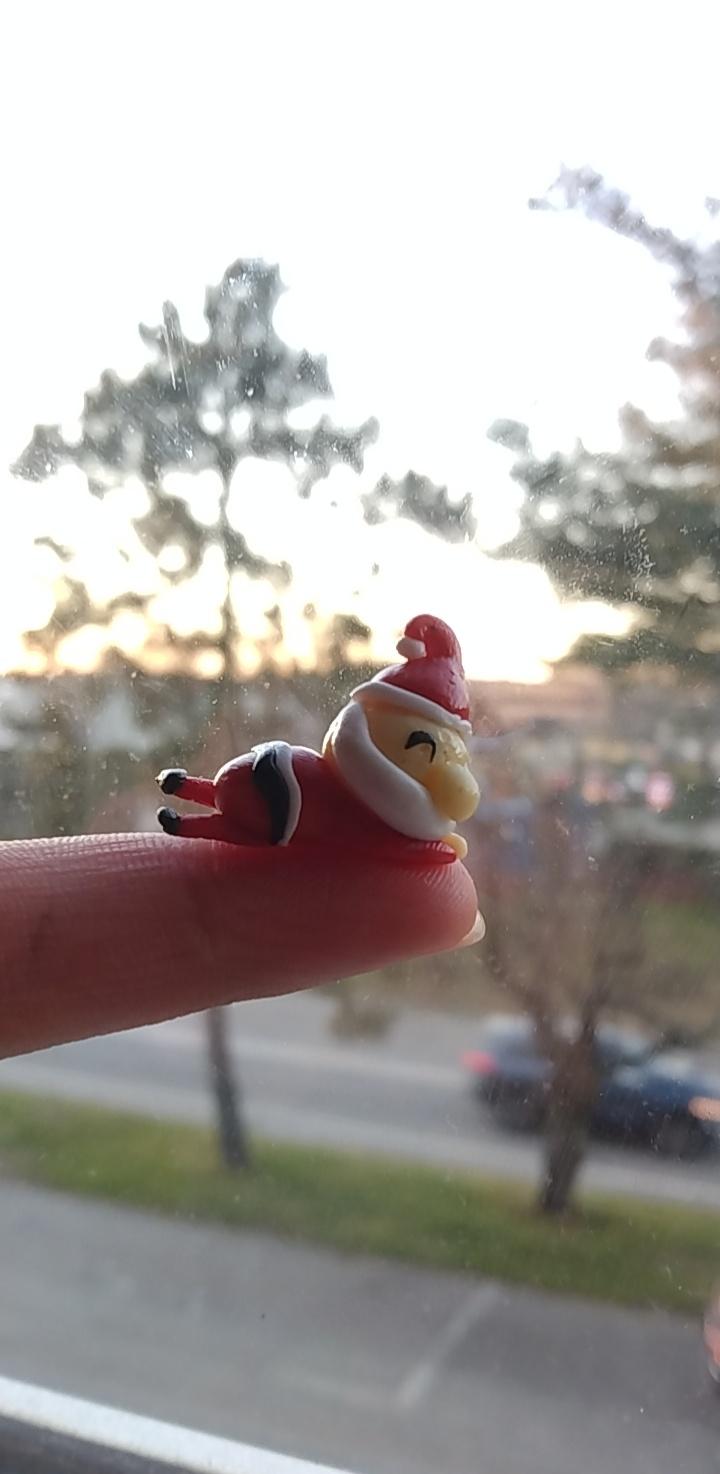 Mini Santa - Polymer Clay