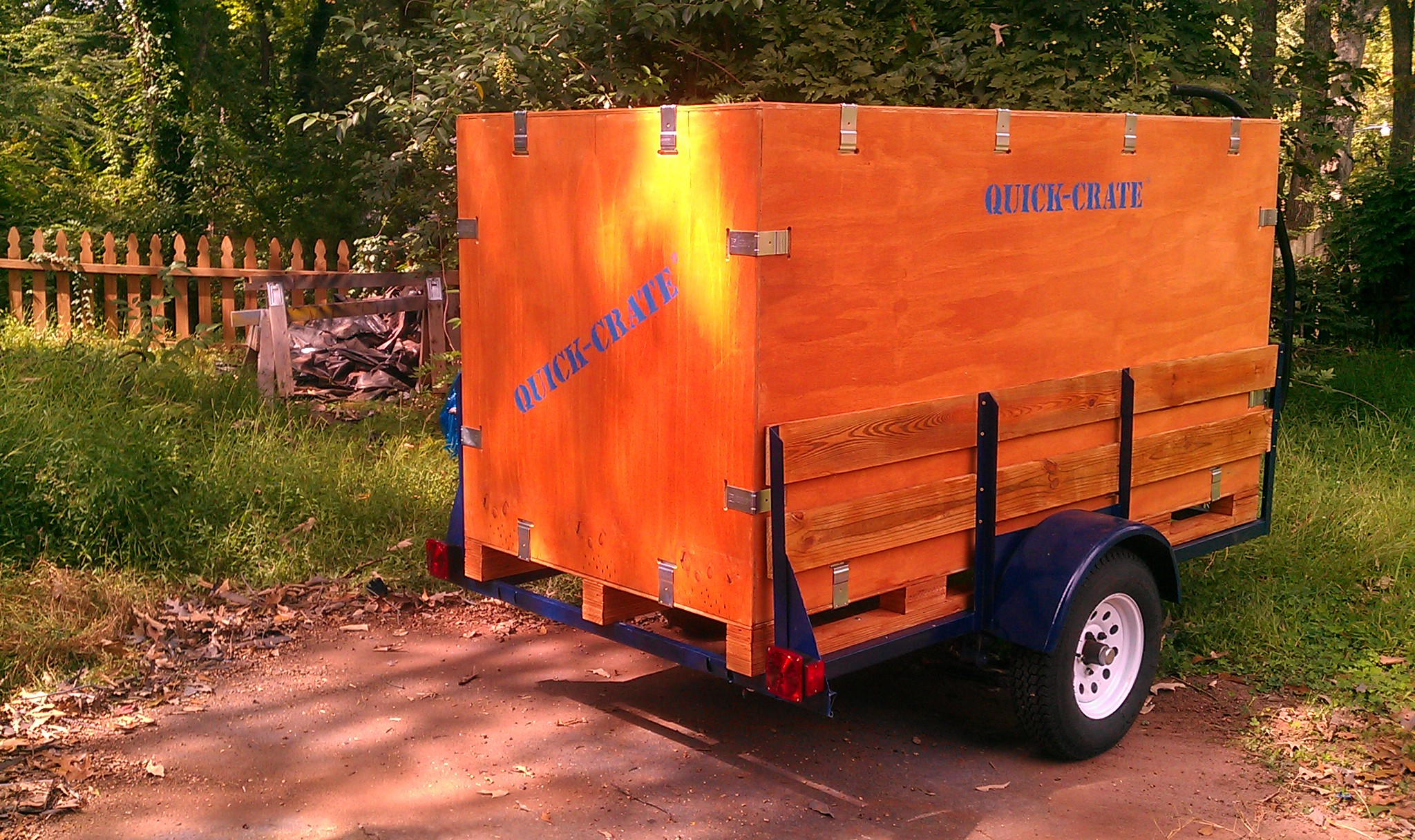 Quick-Crate Collapsible Utility Trailer