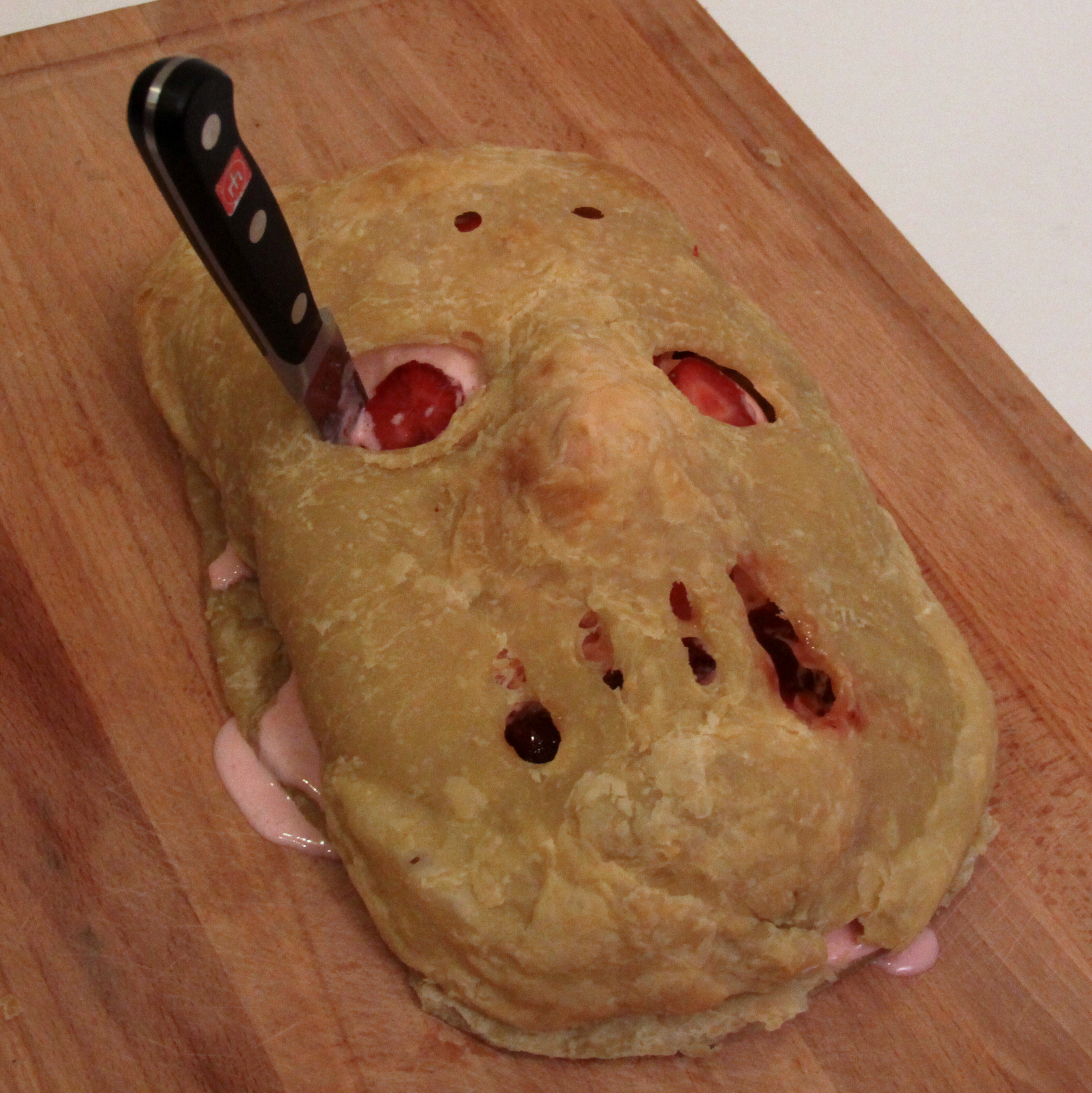 Slasher Mask Ice Cream Cake