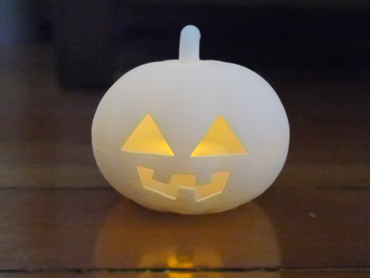 3D-printed Jack O' Lantern