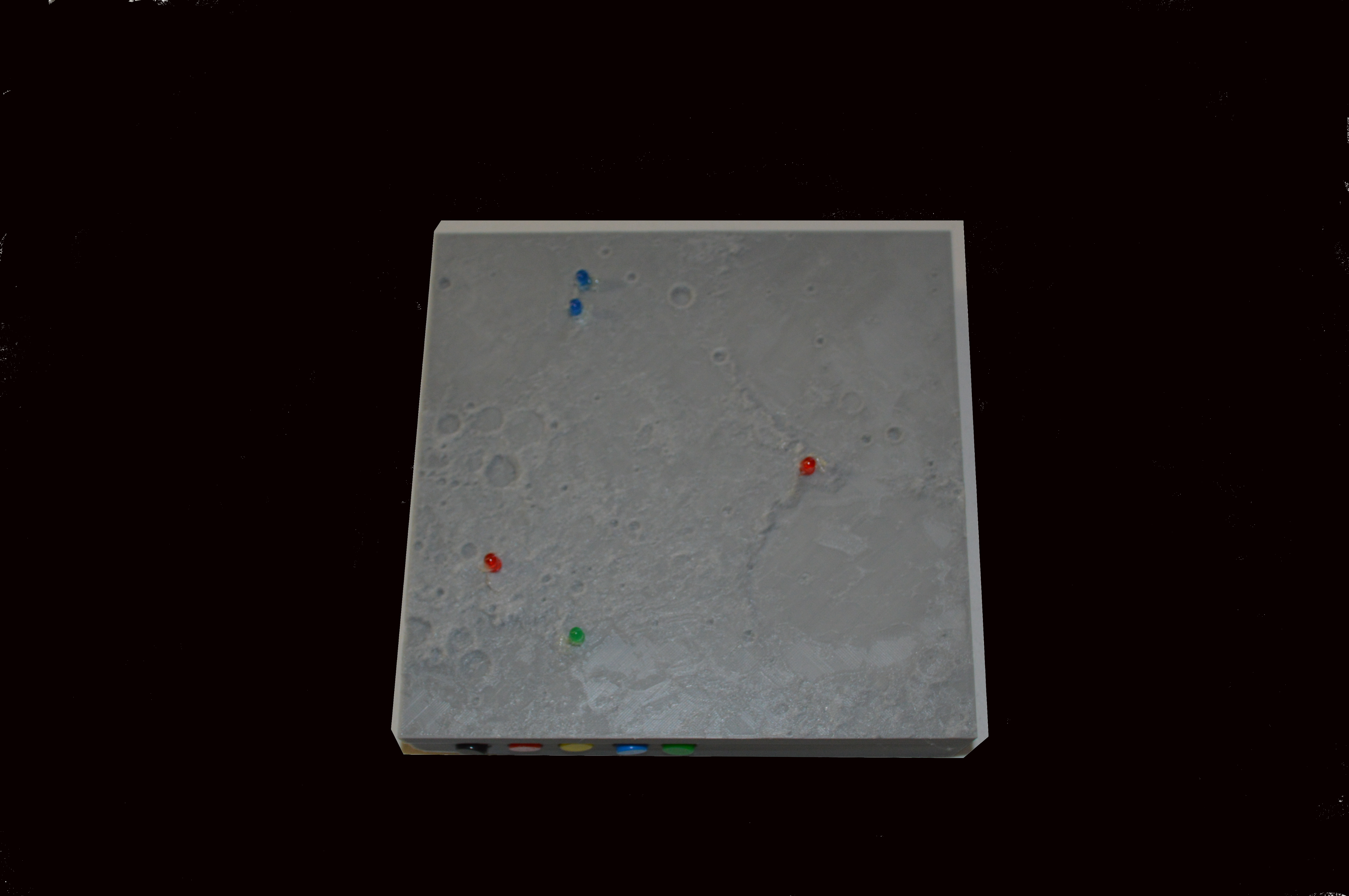 3D Print a Lighted Moon Landing Map