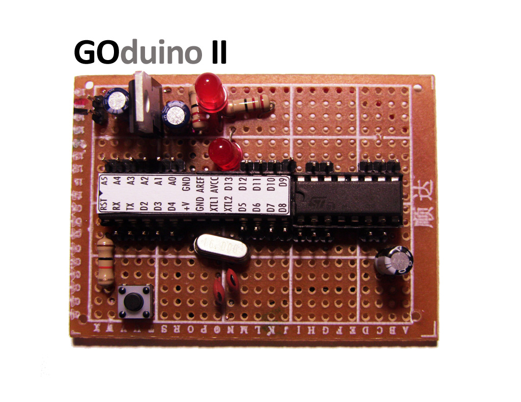 GOduino II = Arduino + L293D Variable Speed Motor Controller