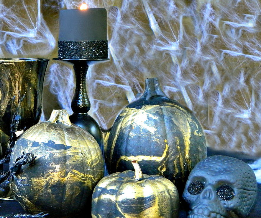 Marbled Halloween Decor