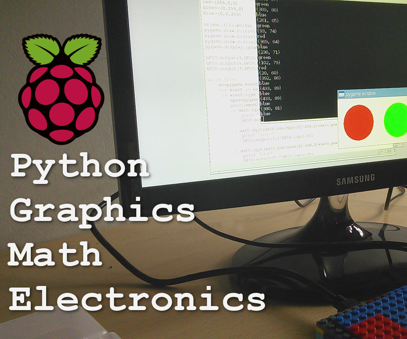 Raspberry Pi - GPIOs, Graphical Interface, Pyhton, Math, and Electronics.