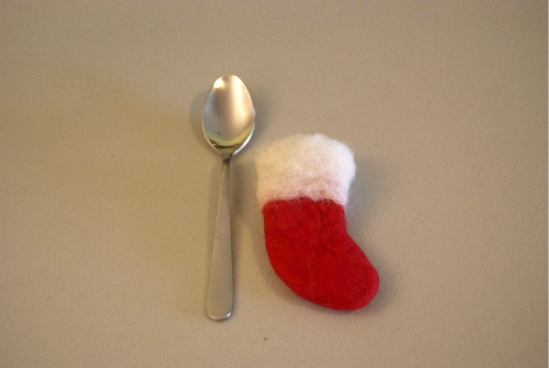 Miniature Felted Christmas Stockings