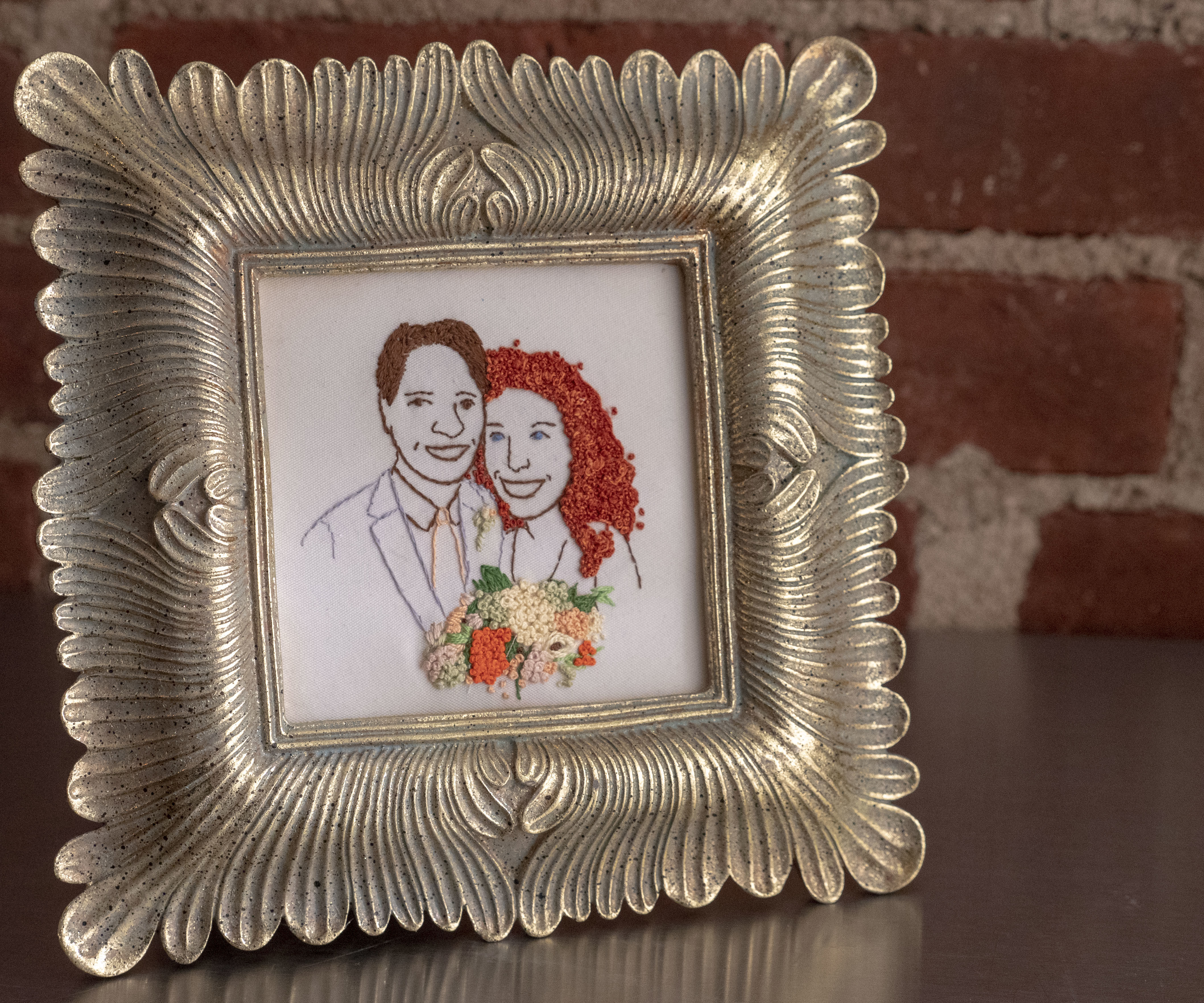 Wedding Portrait Embroidery