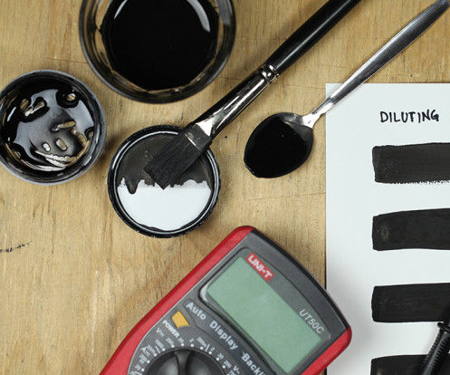 A Quick Tutorial on Diluting Electric Paint