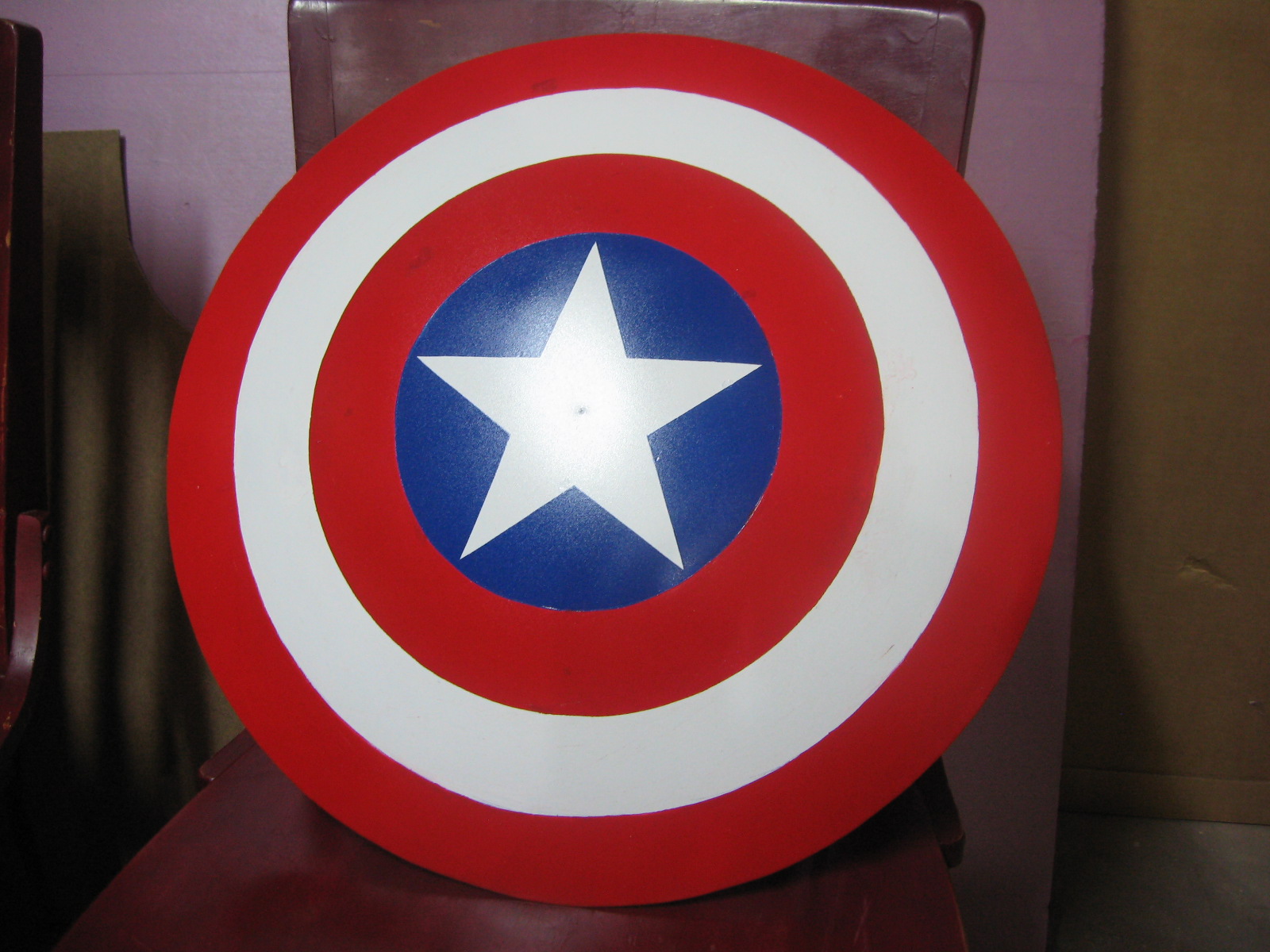 Captain America Shield From Used Satellite Dish