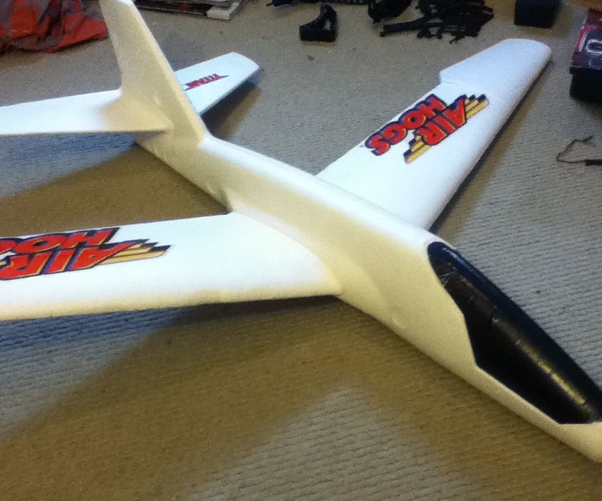 Simple Rc glider from readily available materials 