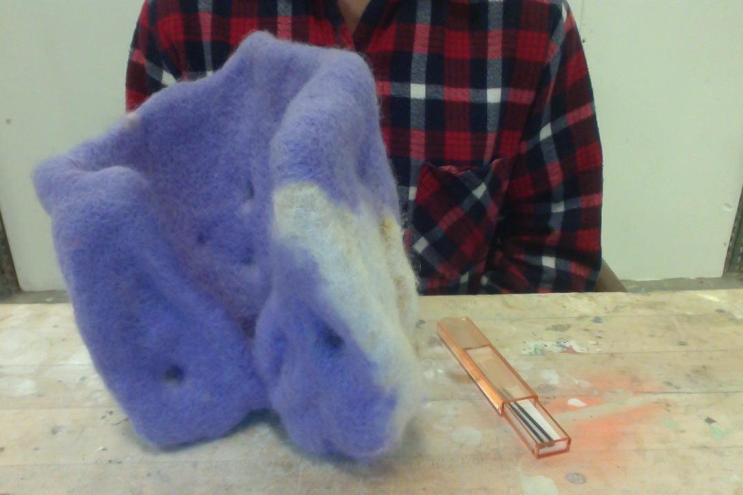 Dry Felting Sponges: The Double Needle Technique