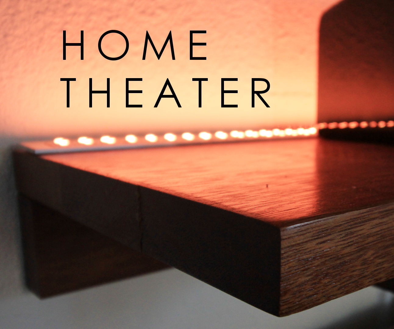 Home Theater LED Lighting & Speaker Set-Up