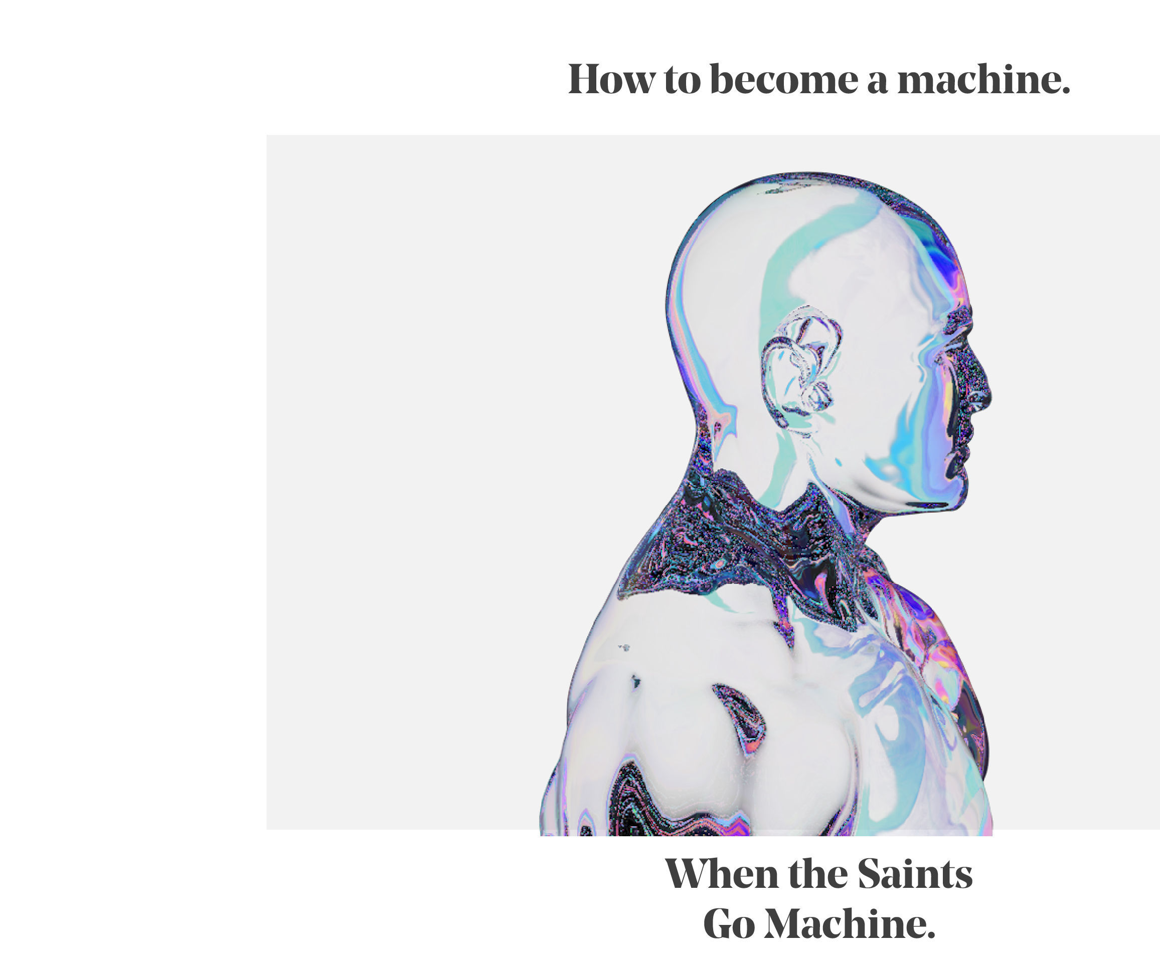 How to Become a Machine.