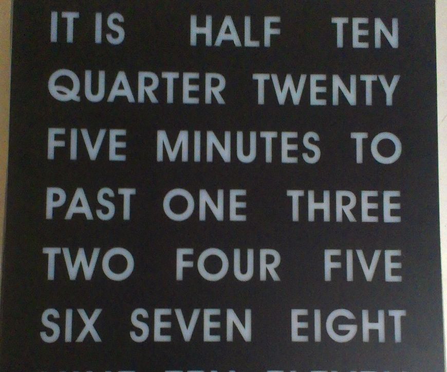 Simple Word clock (arduino) 