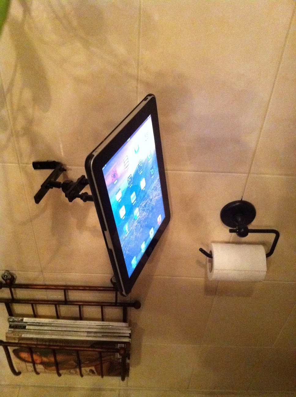 iPad for Bathroom  -  " iToilet "