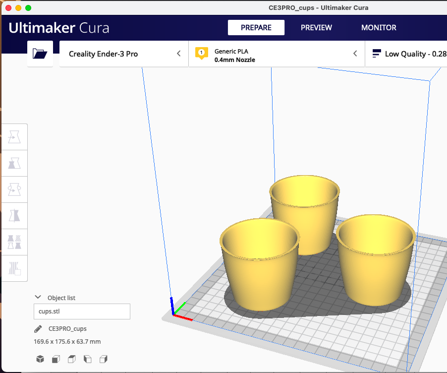 Stacking 3D Objects Using Transformation for MAT 594X Week 2