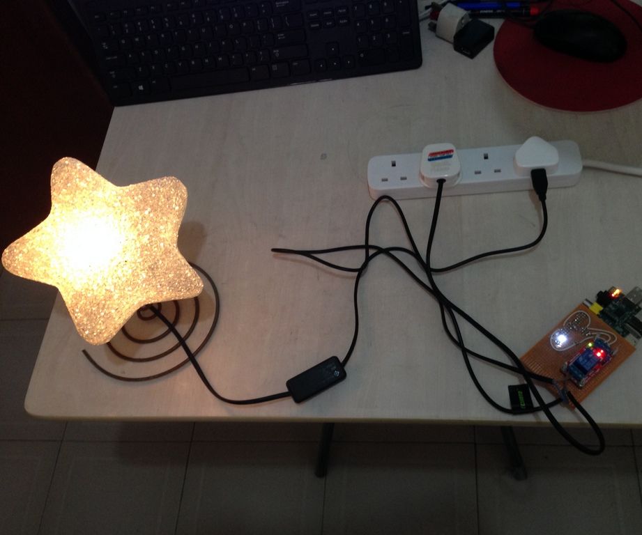 IPhone Remote Controlled Lamp