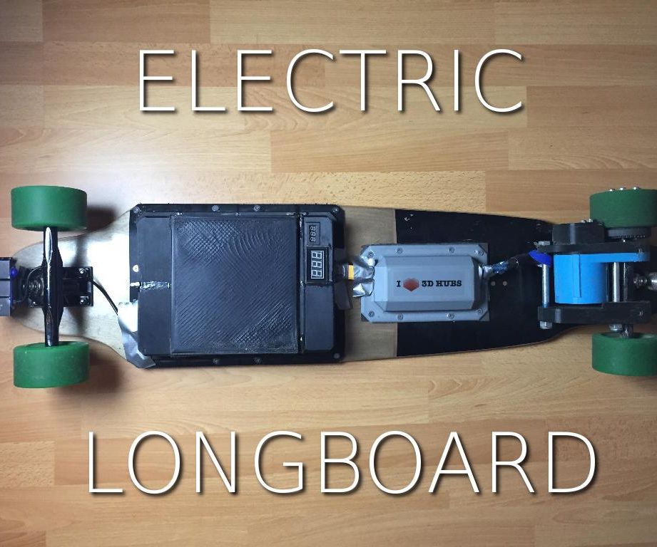 3D-Printed Electric Longboard