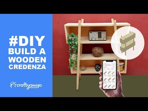 #DIY Build a Wooden Credenza 🪴