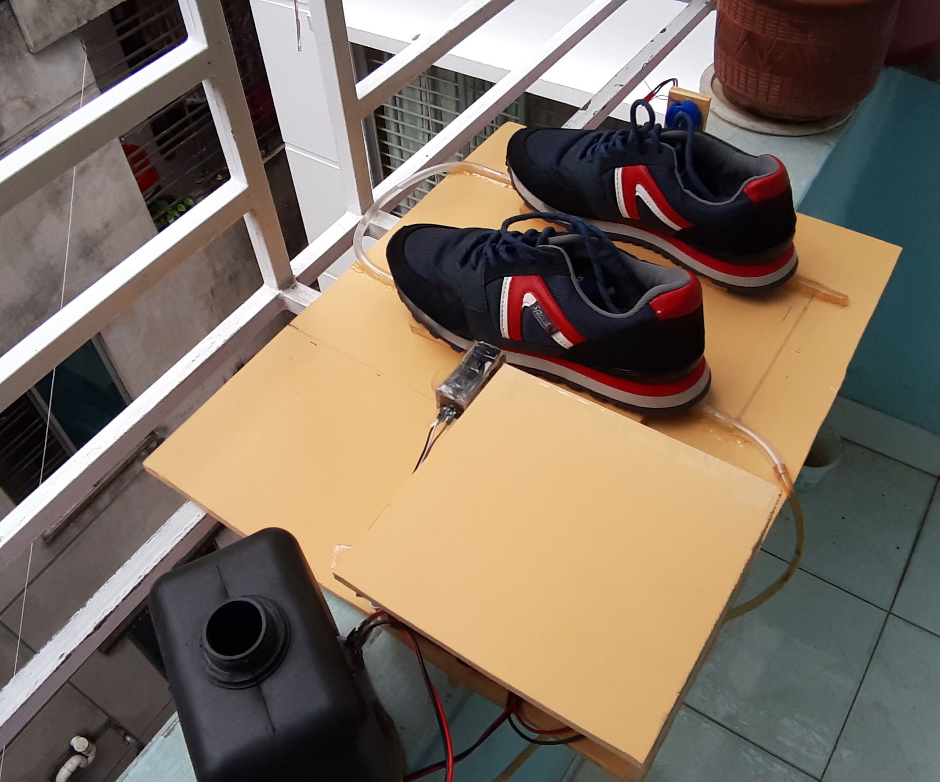 Shoe Sanitizing System (automated)