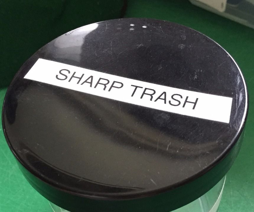 Sharp Trash (Home/Studio/Workshop Tip)