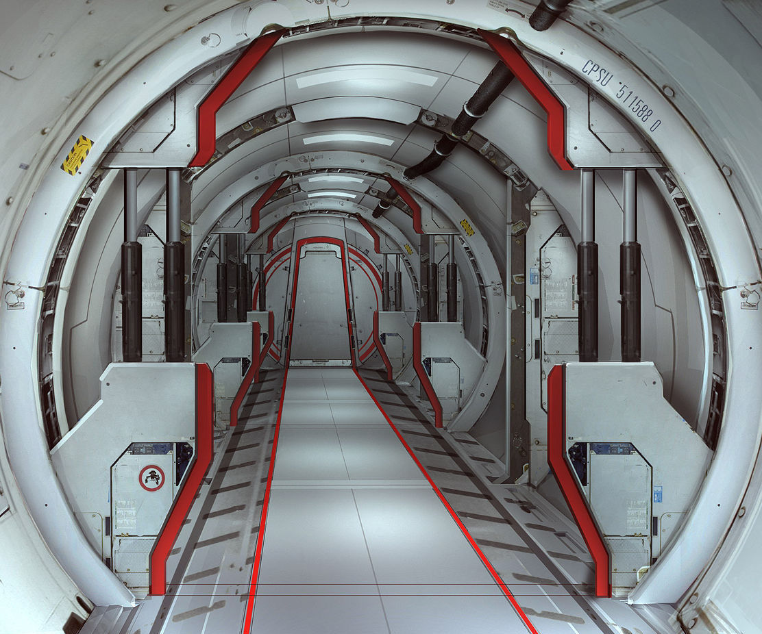 Futuristic Space Door